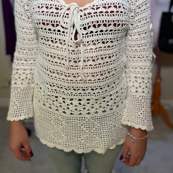 Not The Same Crochet Top/Cover Up - Picture 2 of 15